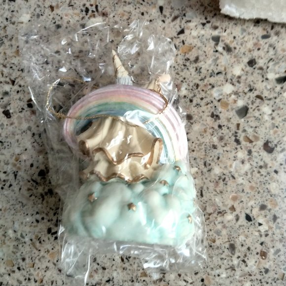 NIB Marjorie Sarnat Wizard & Rainbow Castle Ornament - Picture 10 of 13